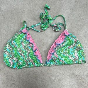 Lilly Pulitzer size L bikini top